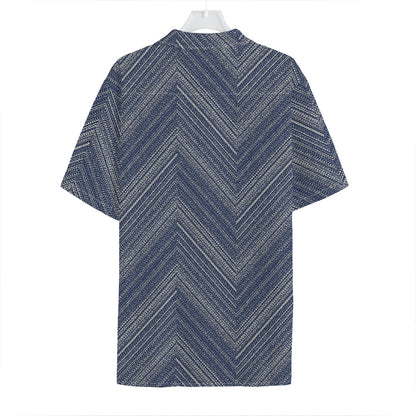 Native Denim Jeans Pattern Print Hawaiian Shirt
