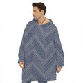 Native Denim Jeans Pattern Print Hoodie Blanket