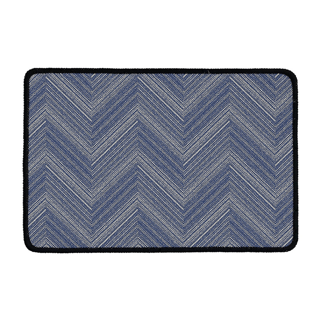 Native Denim Jeans Pattern Print Kitchen Mat
