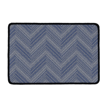 Native Denim Jeans Pattern Print Kitchen Mat