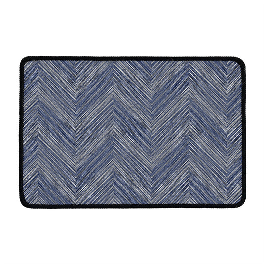 Native Denim Jeans Pattern Print Kitchen Mat