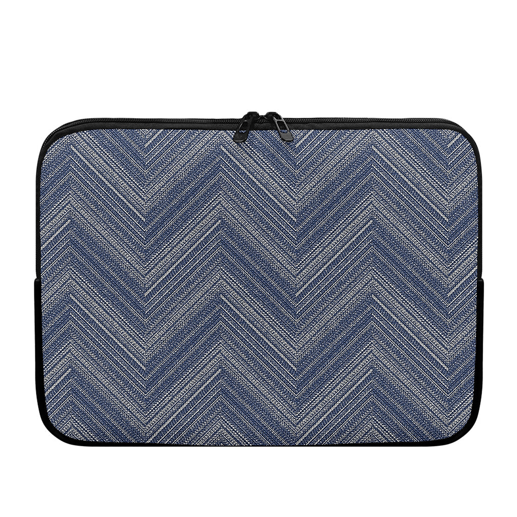 Native Denim Jeans Pattern Print Laptop Sleeve