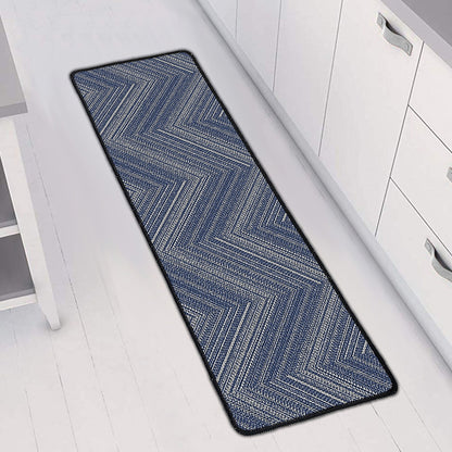 Native Denim Jeans Pattern Print Long Kitchen Mat