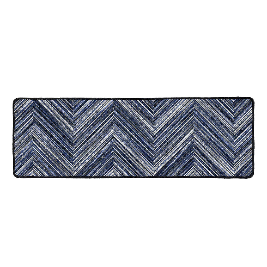 Native Denim Jeans Pattern Print Long Kitchen Mat