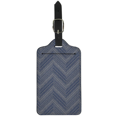 Native Denim Jeans Pattern Print Luggage Tag
