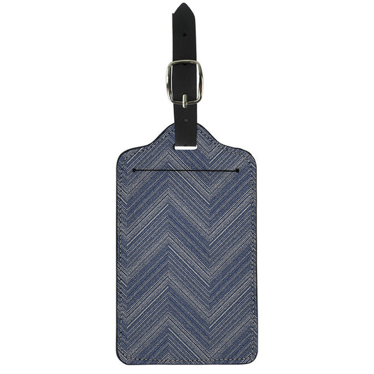 Native Denim Jeans Pattern Print Luggage Tag