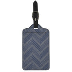 Native Denim Jeans Pattern Print Luggage Tag