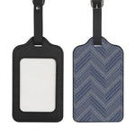 Native Denim Jeans Pattern Print Luggage Tag