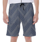 Native Denim Jeans Pattern Print Men's Beach Shorts