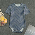 Native Denim Jeans Pattern Print Men's Bodysuit
