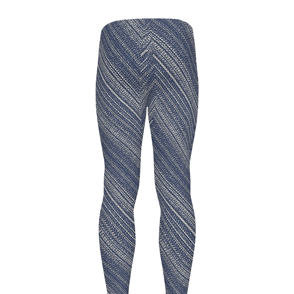 Native Denim Jeans Pattern Print Men's leggings