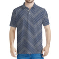 Native Denim Jeans Pattern Print Men's Polo Shirt