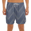 Native Denim Jeans Pattern Print Men's Split Running Shorts