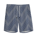 Native Denim Jeans Pattern Print Men's Sports Shorts
