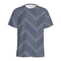 Native Denim Jeans Pattern Print Men's Athletic T-Shirt