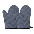 Native Denim Jeans Pattern Print Oven Mitts
