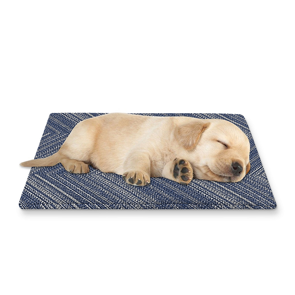 Native Denim Jeans Pattern Print Pet Cooling Mat Cover