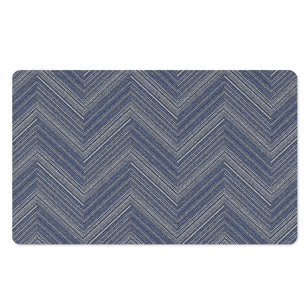 Native Denim Jeans Pattern Print Polyester Doormat