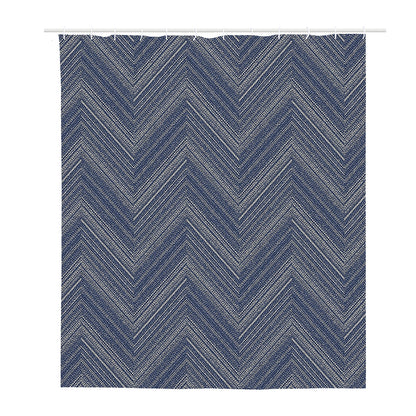 Native Denim Jeans Pattern Print Polyester Shower Curtain