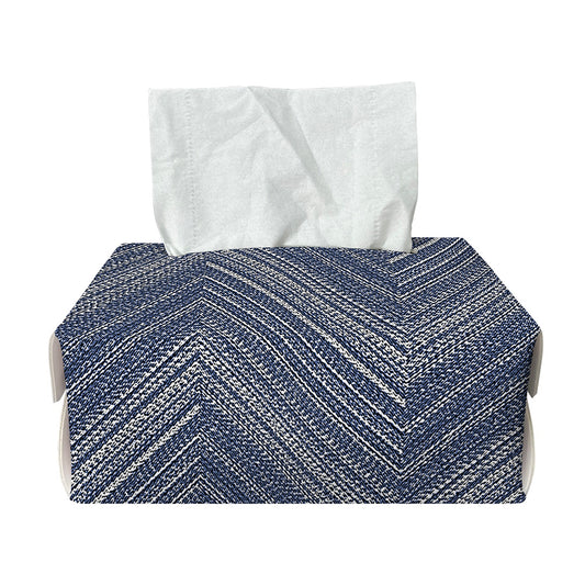 Native Denim Jeans Pattern Print Rectangle Tissue Box Cover
