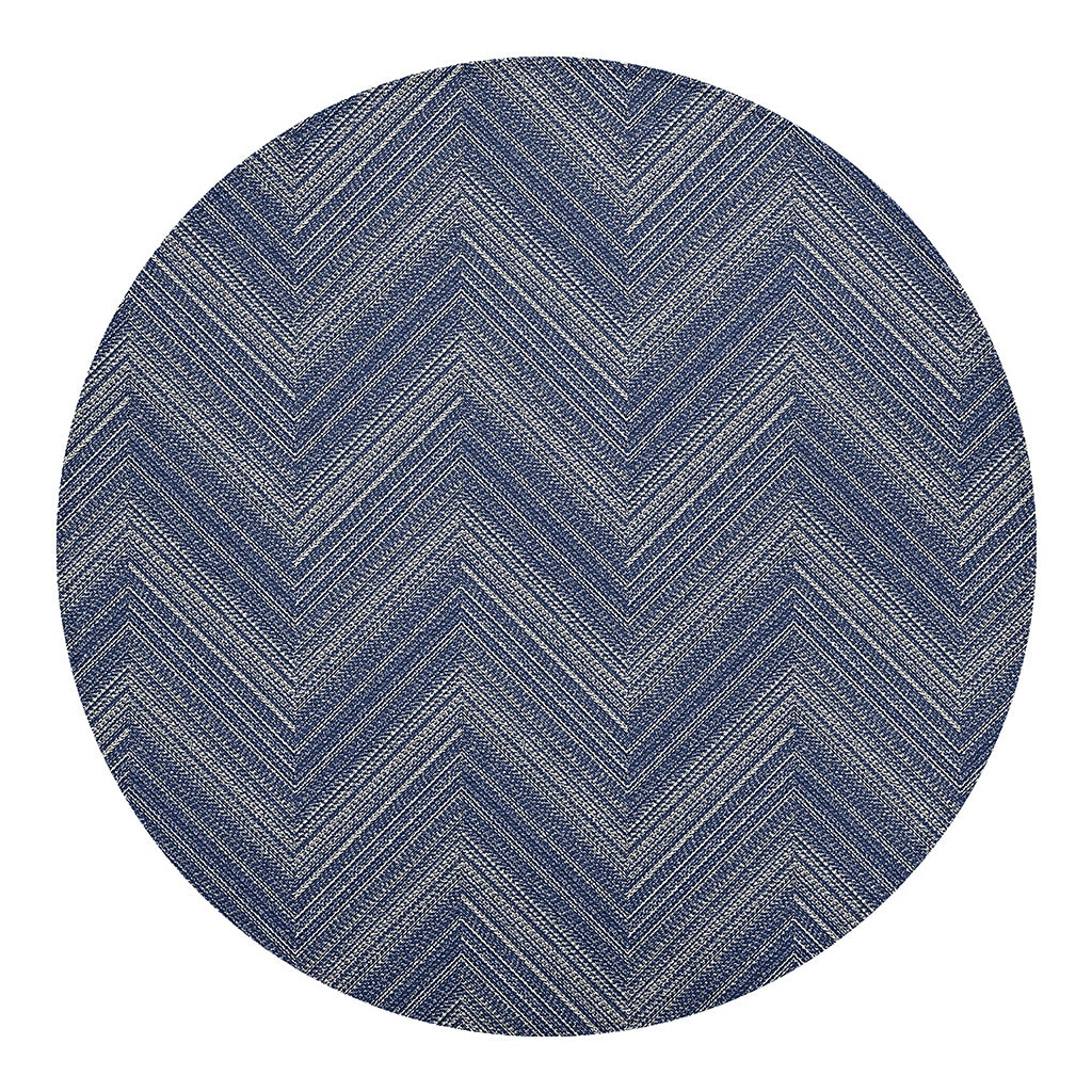 Native Denim Jeans Pattern Print Round Blanket