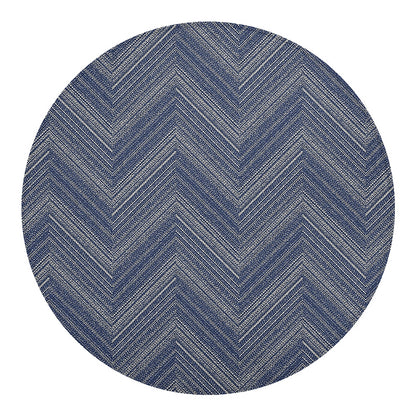 Native Denim Jeans Pattern Print Round Blanket