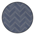 Native Denim Jeans Pattern Print Round Floor Mat
