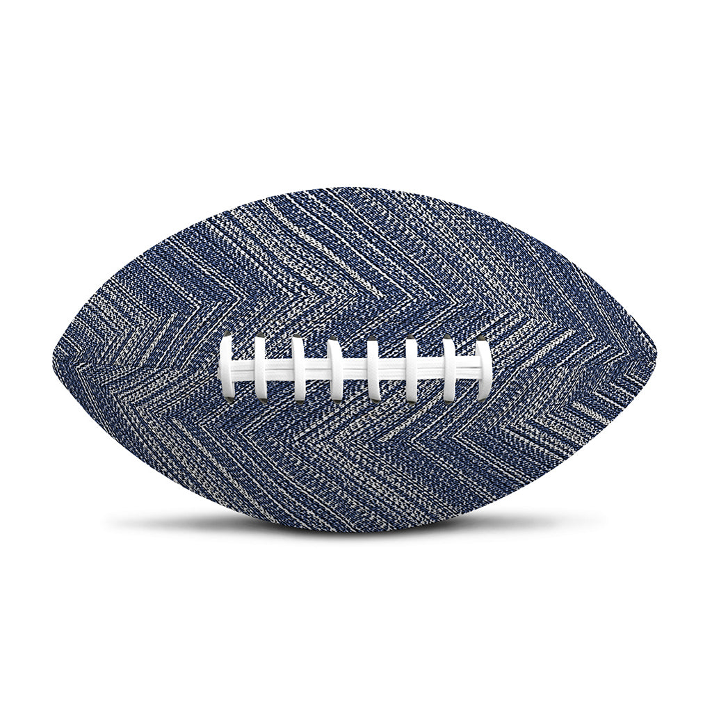 Native Denim Jeans Pattern Print Rugby Ball