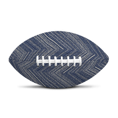 Native Denim Jeans Pattern Print Rugby Ball