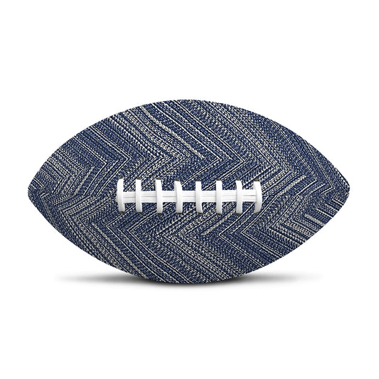 Native Denim Jeans Pattern Print Rugby Ball