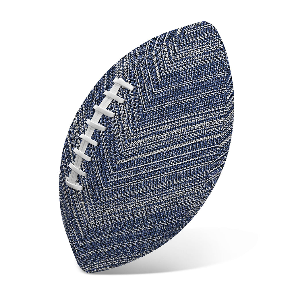 Native Denim Jeans Pattern Print Rugby Ball