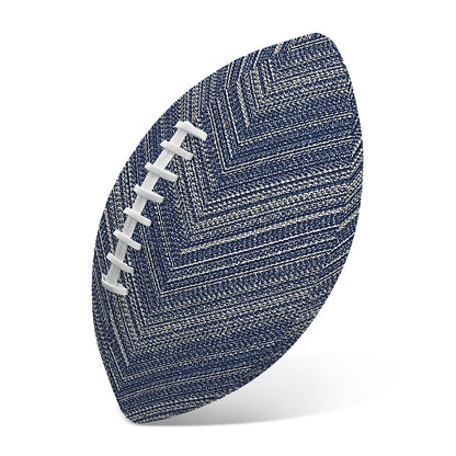 Native Denim Jeans Pattern Print Rugby Ball