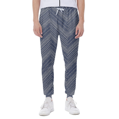 Native Denim Jeans Pattern Print Scuba Joggers