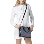 Native Denim Jeans Pattern Print Shoulder Handbag