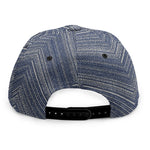 Native Denim Jeans Pattern Print Snapback Cap