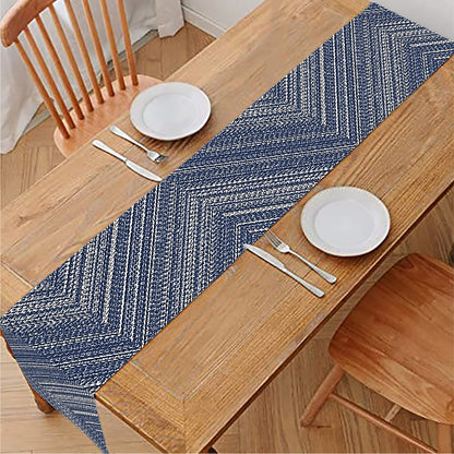 Native Denim Jeans Pattern Print Table Runner