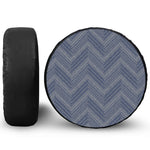 Native Denim Jeans Pattern Print Tire Cover
