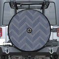 Native Denim Jeans Pattern Print Tire Cover With Camera Hole