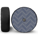 Native Denim Jeans Pattern Print Tire Cover With Camera Hole