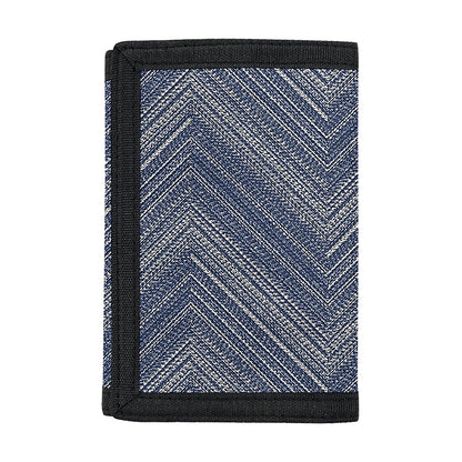 Native Denim Jeans Pattern Print Trifold Wallet