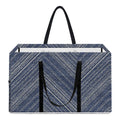 Native Denim Jeans Pattern Print Utility Tote Bag