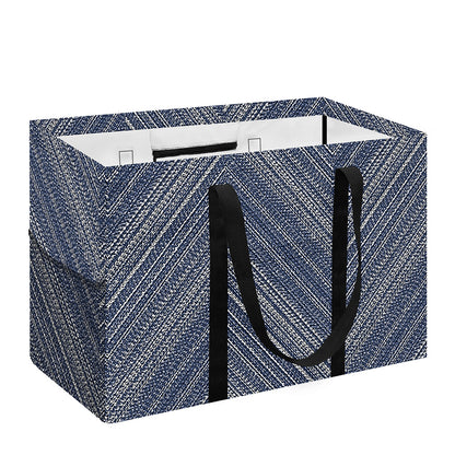 Native Denim Jeans Pattern Print Utility Tote Bag