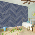 Native Denim Jeans Pattern Print Wall Sticker