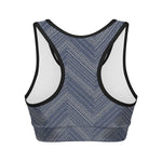 Native Denim Jeans Pattern Print Women's Sports Bra