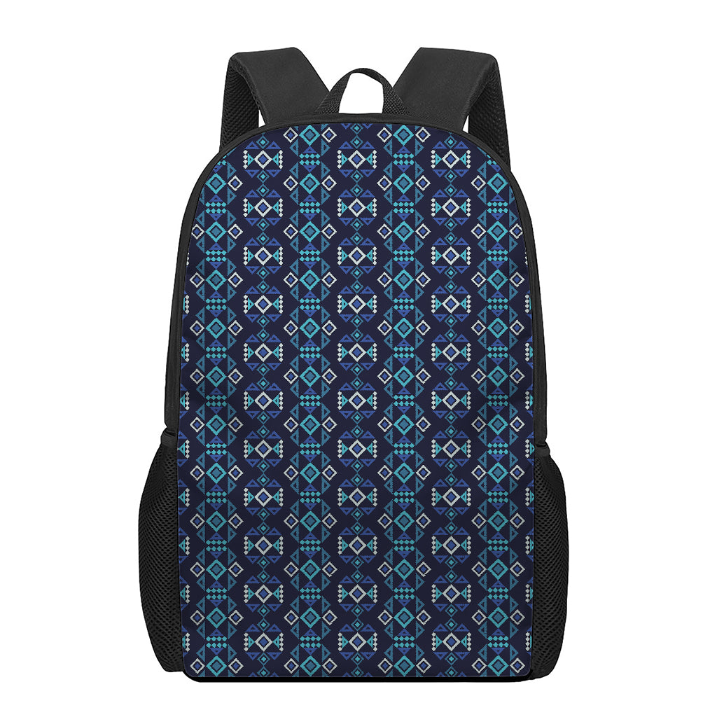 Native Ethnic Pattern Print 17 Inch Backpack