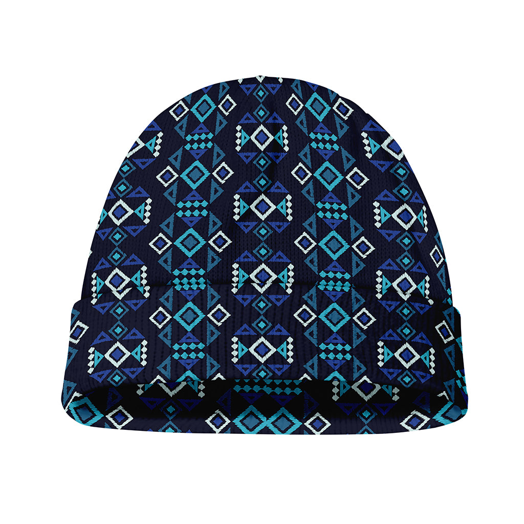 Native Ethnic Pattern Print Beanie