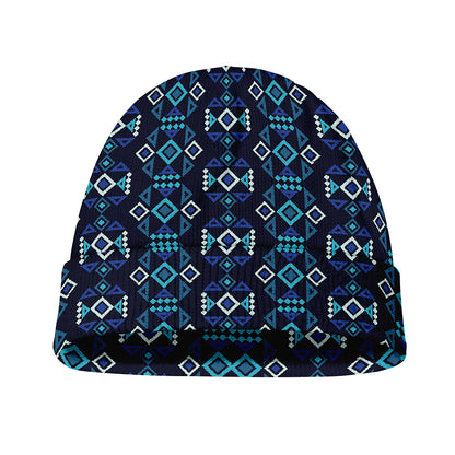 Native Ethnic Pattern Print Beanie