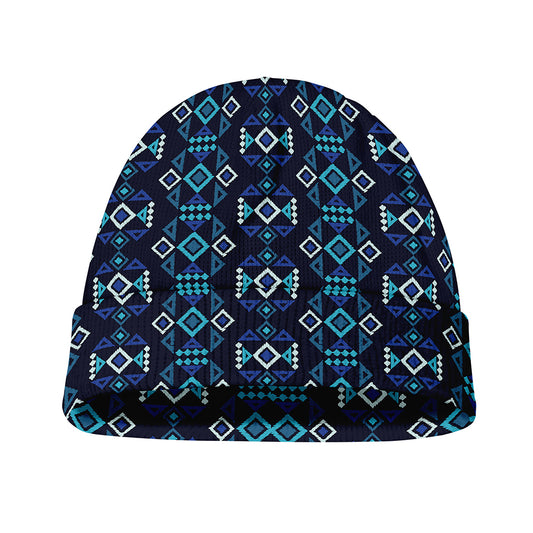 Native Ethnic Pattern Print Beanie