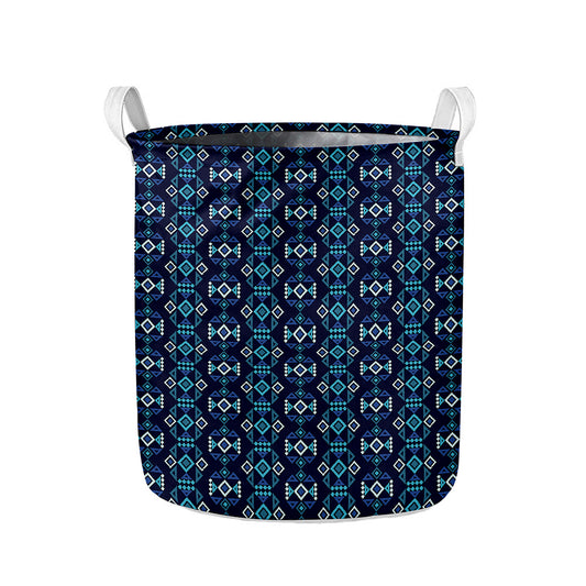 Native Ethnic Pattern Print Collapsible Laundry Basket