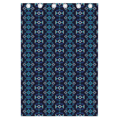Native Ethnic Pattern Print Curtain